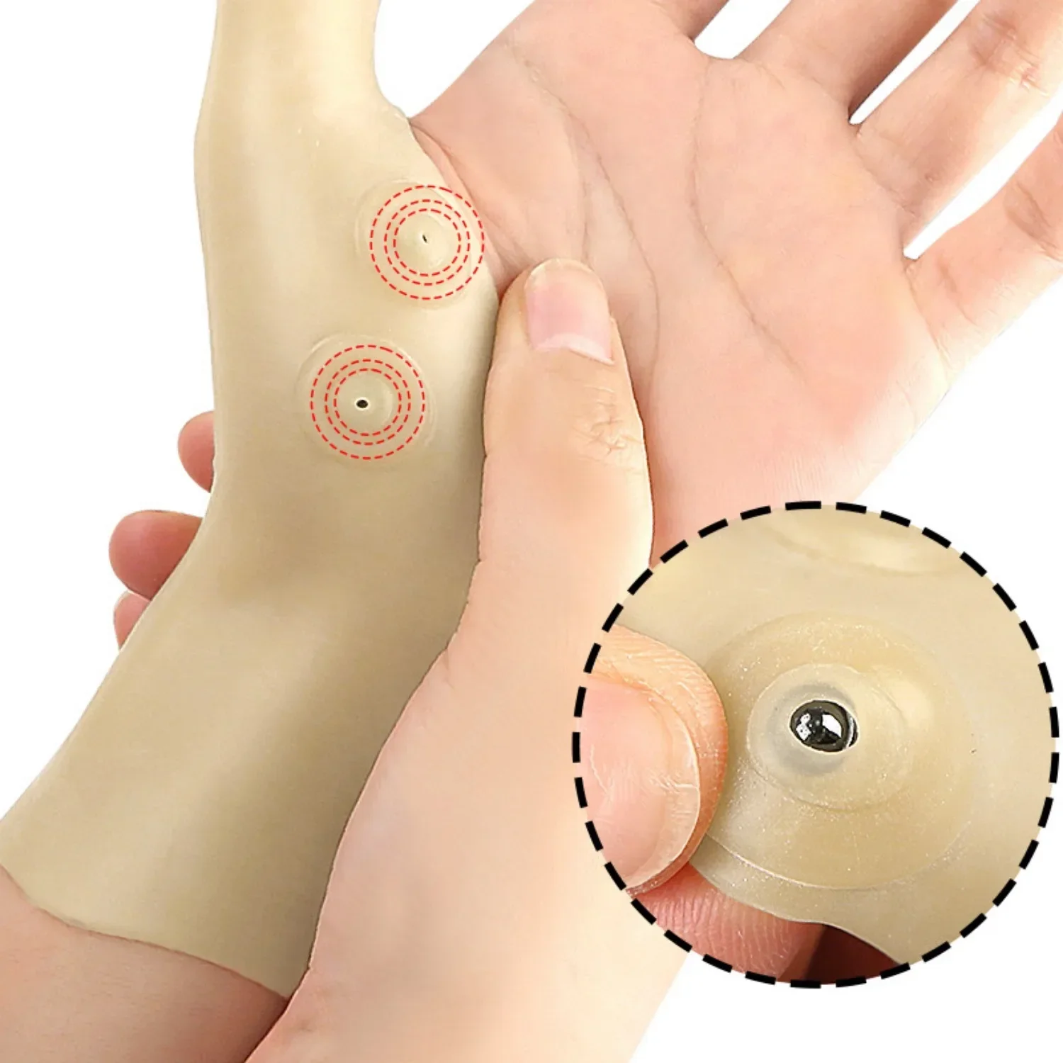 Arthritis Gloves Magnetic Therapy Wrist Hand Thumb Support 1/2Pcs