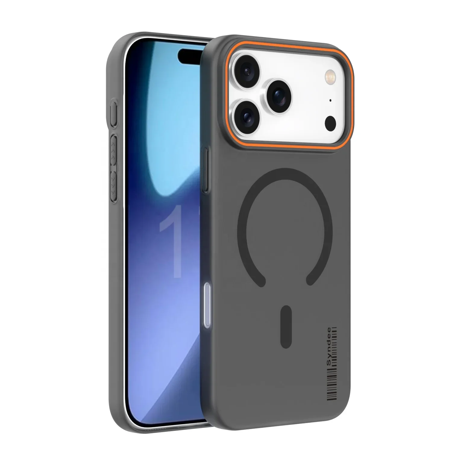 Premium Matte Clear Case with Magnetic Wireless Charging Cover
