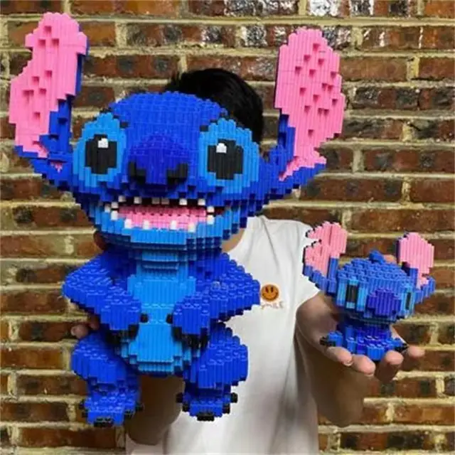 Disney Building Block Stitch Giant Stitzer Assembly Toy Children's Birthday  Gift Puzzle Desktop Decoration - AliExpress