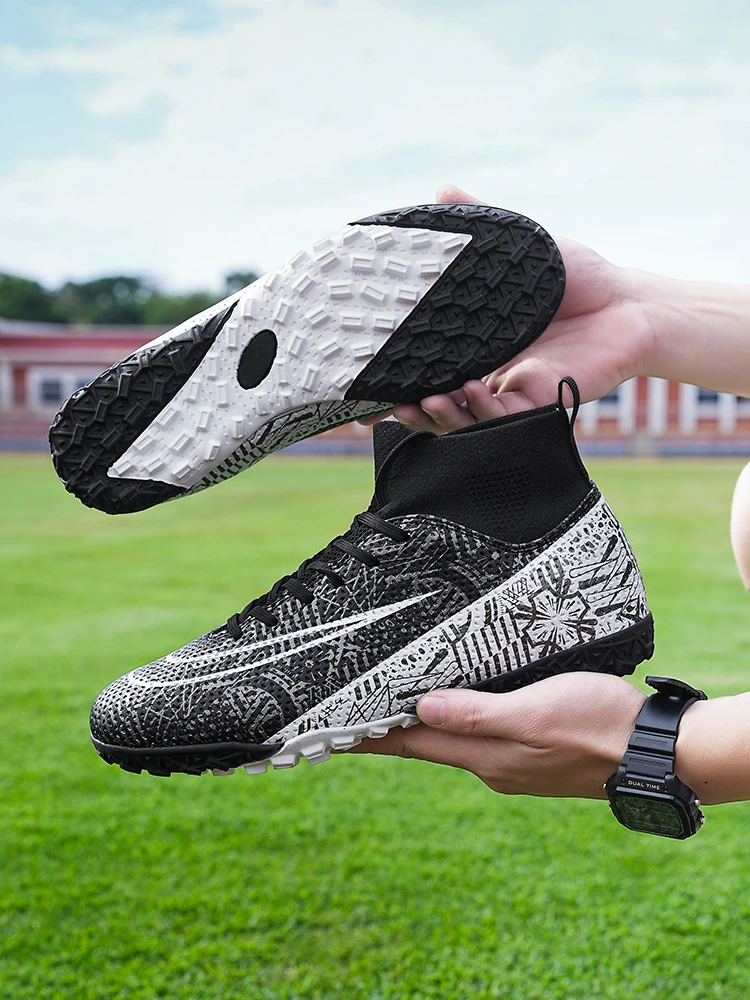 Teenage Football Shoes football shoes Unisex Adult Training Competition TF Shattered Nail Artificial Grass Indoor AG Low Top Baseball Shoes