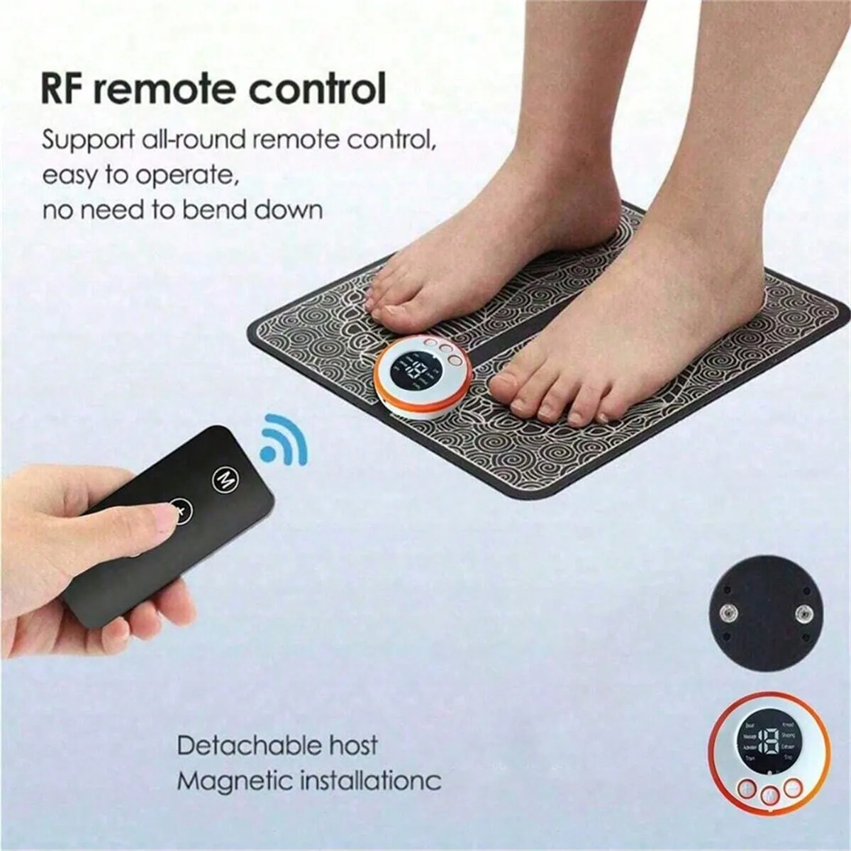 Electric Foot Massager Pad for Pain Relief and Relaxation