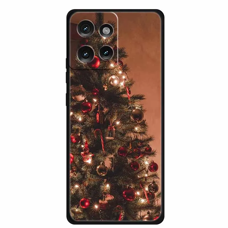 Festive Holiday Silicone Case - Soft TPU Protective Cover with Christmas Design