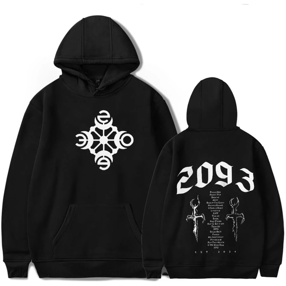 

Yeat 2093 укороченные круглые толстовки Rapper с новым логотипом Merch пуловеры для женщин и мужчин модные повседневные толстовки в стиле хип-хоп