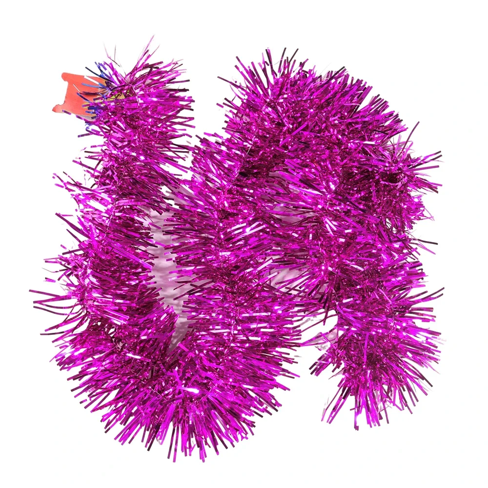 SSKHE Ghirlanda di Natale in 7 colori brillanti da appendere all'albero di Natale fili di decorazione per albero di Natale corona matrimonio forniture per feste di Natale
