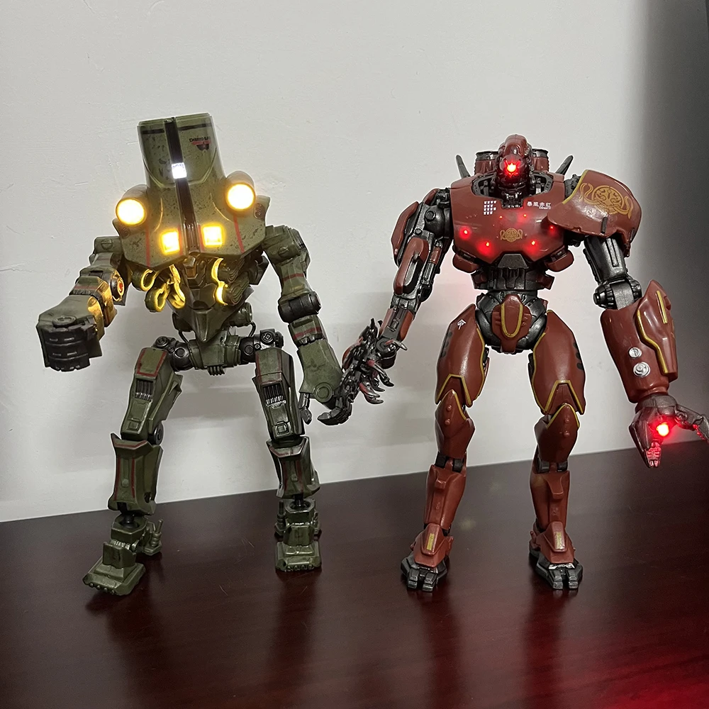 Neca Pacific Rim 그림 LED 레드 트램프 일본 메카 반다이 집시 위험 흑요석 분노 유레카 레이더 갑옷 유행 장난감 선물