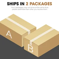 Туалетный столик с зеркалом и регулируемой светодиодной подсветкой, туалетный столик, туалетный столик для макияжа с 4 полками и 6 ящиками, большой ящик, белый — изображение 6