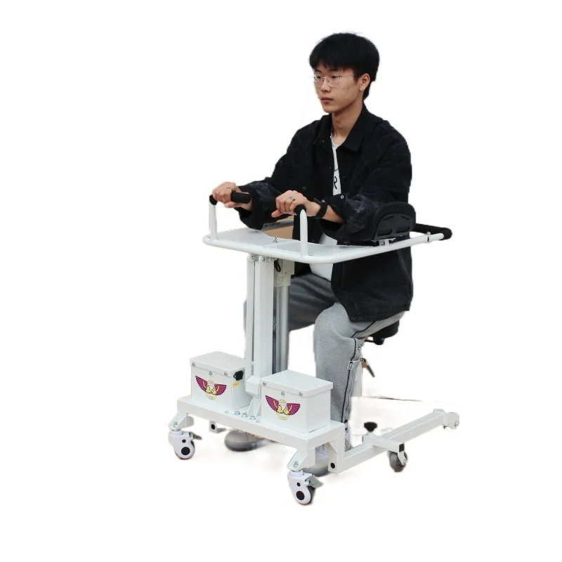 2024 Popular Electric Hemiplegic Walker Auxiliary Standing Frame Patients Elderly Walking Rehabilitation Therapy Supplies 3