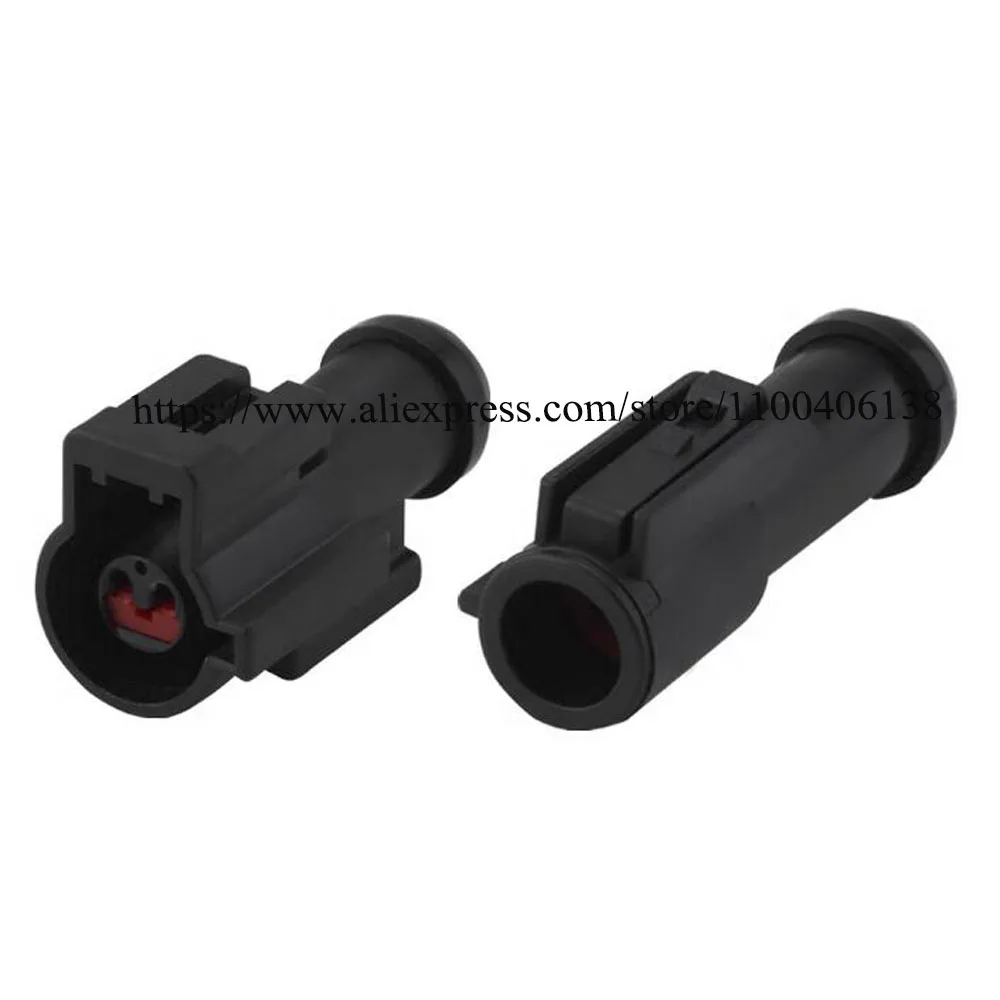 

100SET include terminal seal DJ70210-1.5-11 car Wire female male cable Waterproof sheath 2 pin connector automotive Plug socket