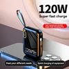 50000mAh 120W Large Capacity Mini Portable Power Bank Effective Digital Display 2in1 Fast charging Power Bank For Iphone Samsung 3