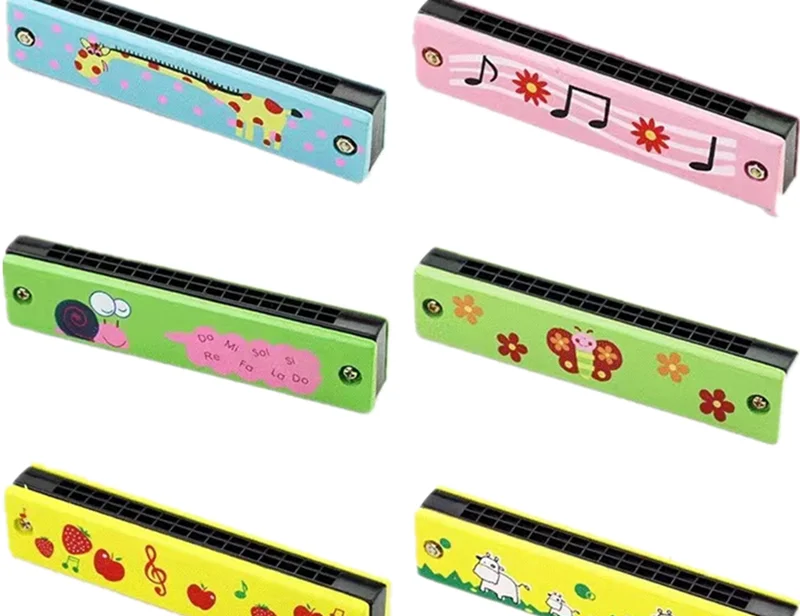 Armonica Per Bambini | 24 Pezzi Con 16 Fori | Colorata | Per Principianti | Regalo Compleanno O Natale - Foto 5