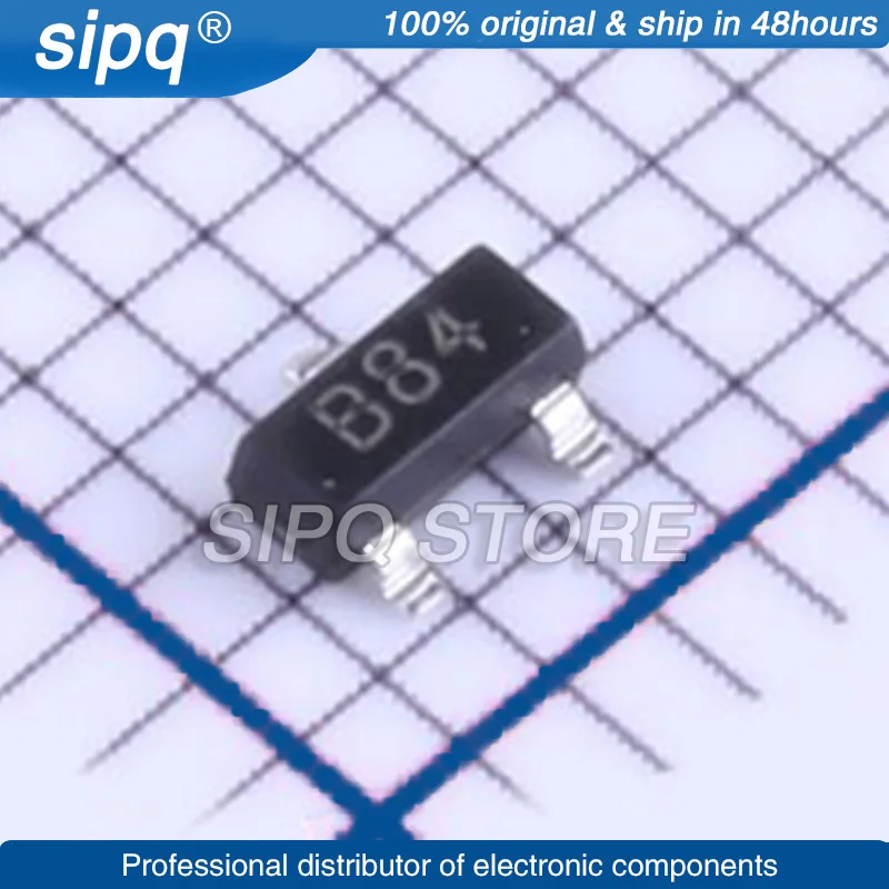 

1Reel 3000PCS/LOT BSS84 Marking:B84 0.13A 4500MΩ@10V 360MW 2V P CHANNEL SOT-23 MOSFETS New Original In Stock