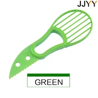 JJYY 3 In 1 Avocado Slicer Shea Corer Butter Fruit Peeler Cutter Pulp Separator Plastic Knife Kitchen Vegetable Tools - Image 17