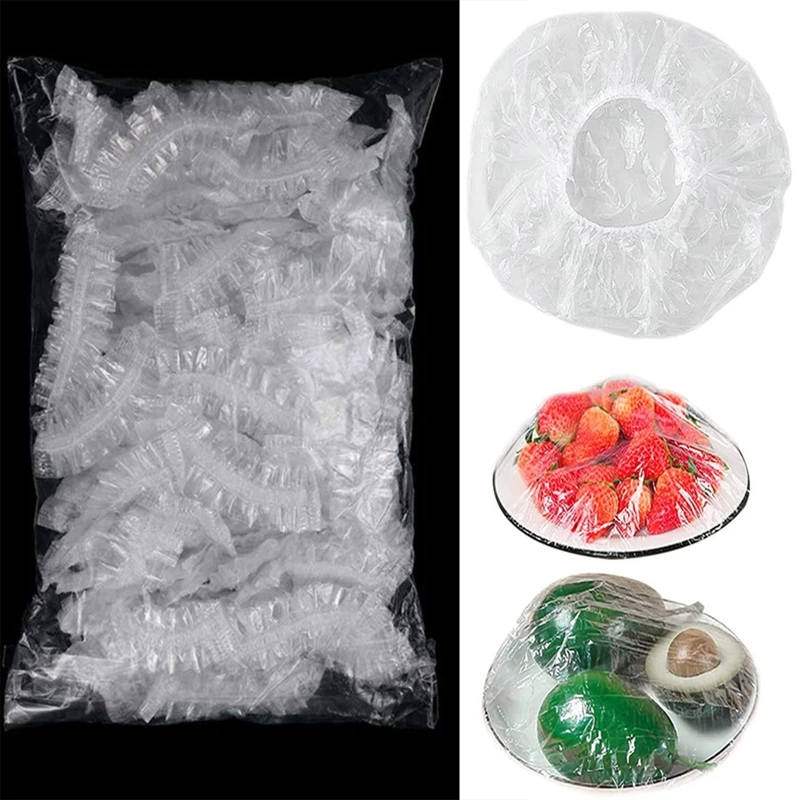 100/300pcs Disposable Fresh-keeping Film Cover No Odor Household Food Grade  Fresh-keeping Bowl Cover PE Fresh-keeping Film - AliExpress