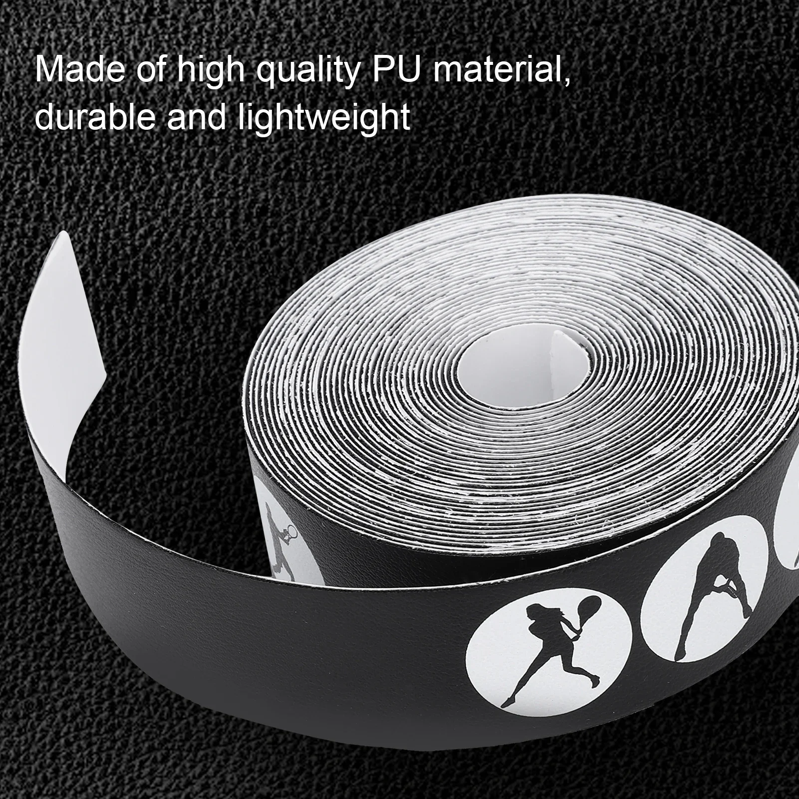 Tennis Racket Head AntiScratch Tape Racket Head Frame Guard PU Protective Sticker