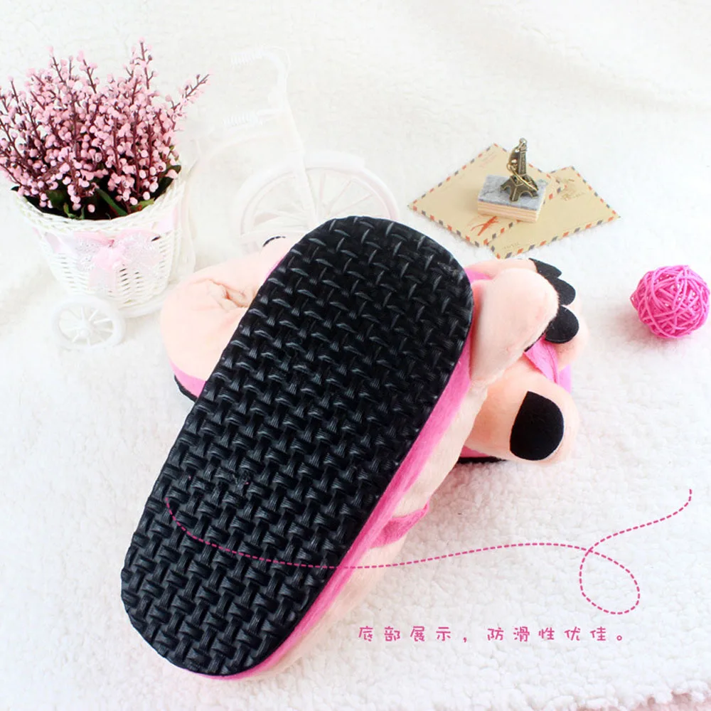 Winter Funny Slippers for Men Women Cute Home Shoes Big Foot Furry Slippers Unisex Indoor Boys Man Fuzzy Five Finger Slippers 6