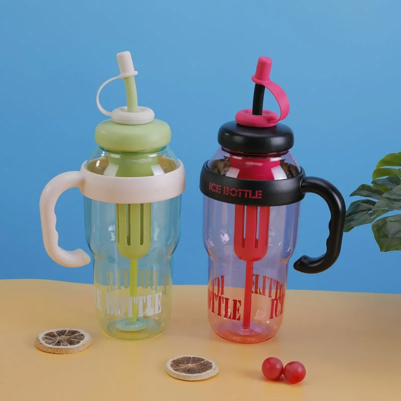 Personalized Cups With Straws High Capacity Thermos Mug Custom Drinkware For Milk Tea Beer Cute Summer Gifts Kitchen Home Use