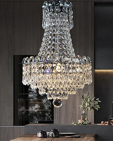 YOVINO Crystal Chandelier Ceiling lighting fixtures