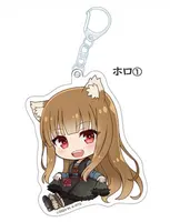 Spice and Wolf Portachiavi in acrilico Holo in varie pose 2