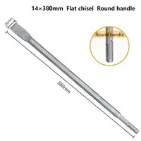 Jeu de ciseaux 380/400mm, tige SDS Plus, marteau électrique, foret, rainure de pointe, ciseaux plats, outil de rainurage de maçonnerie pour brique de béton 3