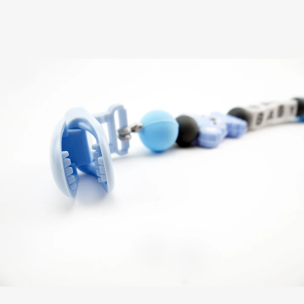 Pacifier Clip Handmade Personalized Silicone Dummy Chain Holder Infant Nipple Attachment with Name Baby Shower Gift pacifier chain pacifier clip pacifier accessories baby silicone accessories