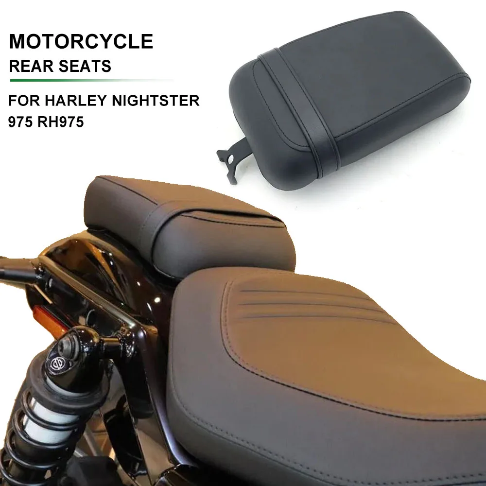 

Черное заднее ПАССАЖИРСКОЕ СИДЕНЬЕ для Harley RH Nightster 975 RH975 2022 2023 мотоциклетное кресло