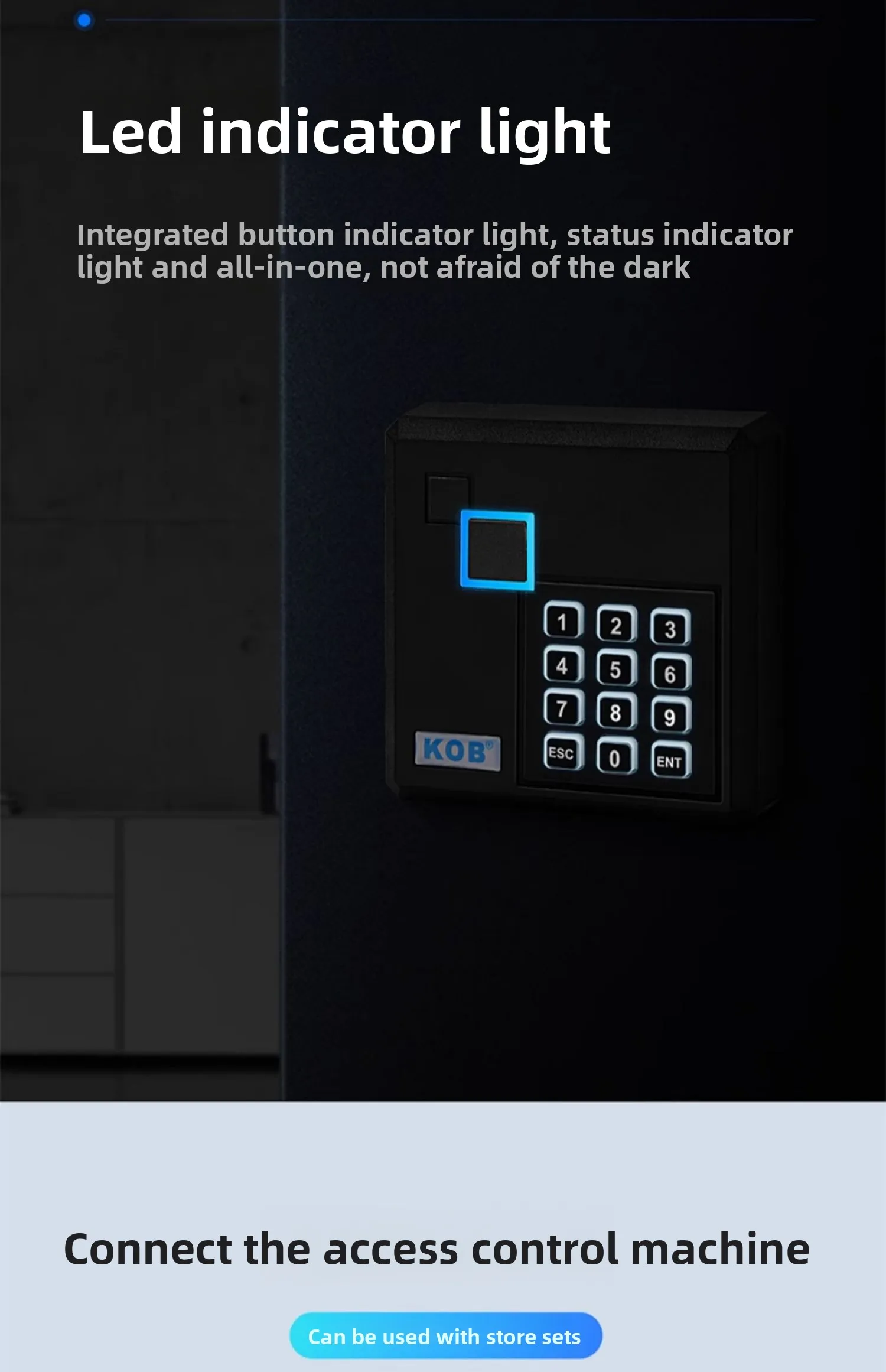 access control reader IDIC card reader WG26 waterproof adhesive WG34