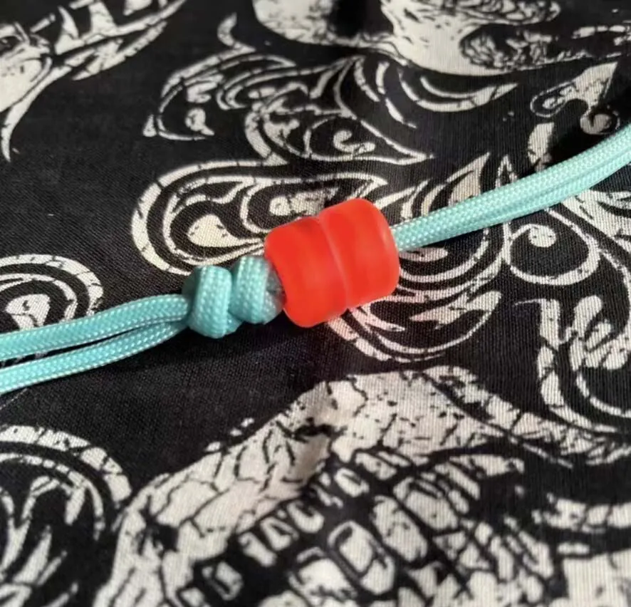 

MackWalker ручной работы красный светящийся кулон бусины Веревка искусственная Веревка Брелок