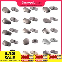 10pcs(5pairs) Titanium Optical Accessory Nose Pads Screw in Type Metal Glasses Nose Pad Holder Eyeglasses Repair Part 1