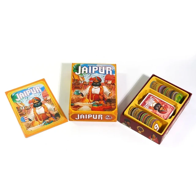 Jeu de société Jaipur - jeu de trading stratégique adapté aux enfants de 10 ans et plus, 2 joueurs, 30 minutes de jeu 3