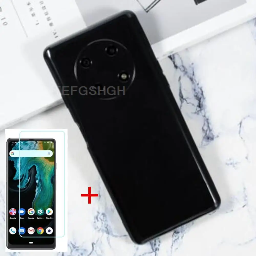 

Прозрачный чехол для смартфона Cubot Max 3, силиконовая задняя крышка из ТПУ для смартфона Cubot Max 3, защита экрана из закаленного стекла