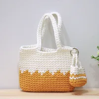 100g Core Spun Yarns 5mm Thick Abrasion-Resistant Cotton Nylon Blended Yarns DIY Crocheting Handbag Yarns 2