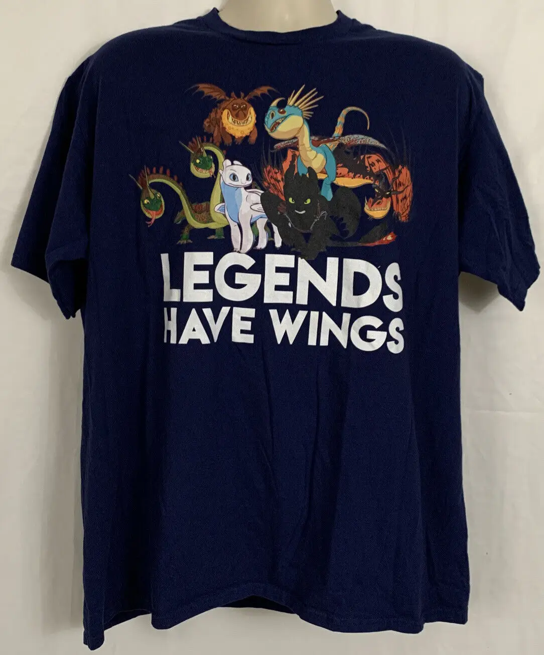 Come Allenare Il Tuo Drago 3 Il Mondo Nascosto 2019 Movie T-Shirt Taglia Uomo Xl