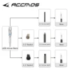 3/6pcs  ID4.2mm Automatically Lighted Bow String Activated LED Lighted  Arrow Nock Archery Arrow Shaft 5