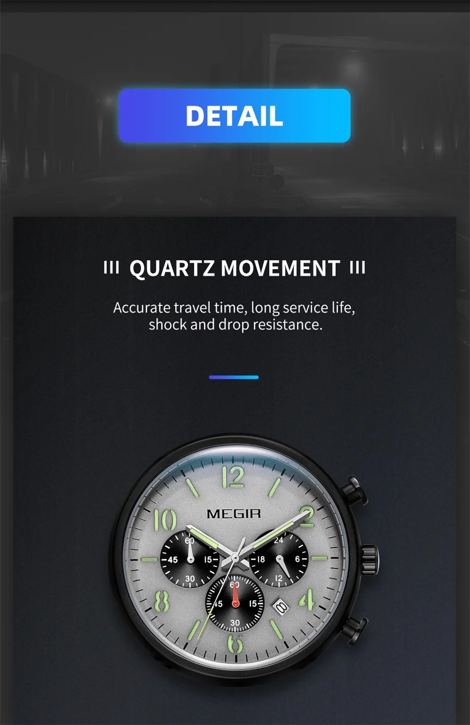 Herrenuhr, Luxus-Sport-Quarz-Armband, Stahlgeflecht, Business-Casual-Uhr mit Kalender, Lederband, Mann_voghion.com