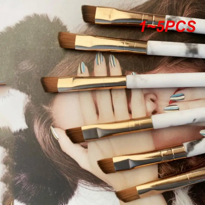 Marmo Kabuki Pennello Per Trucco Naso Ombra Blush Blending Eye Face Concealer Brush Testa Obliqua Strumento Cosmetico Bellezza