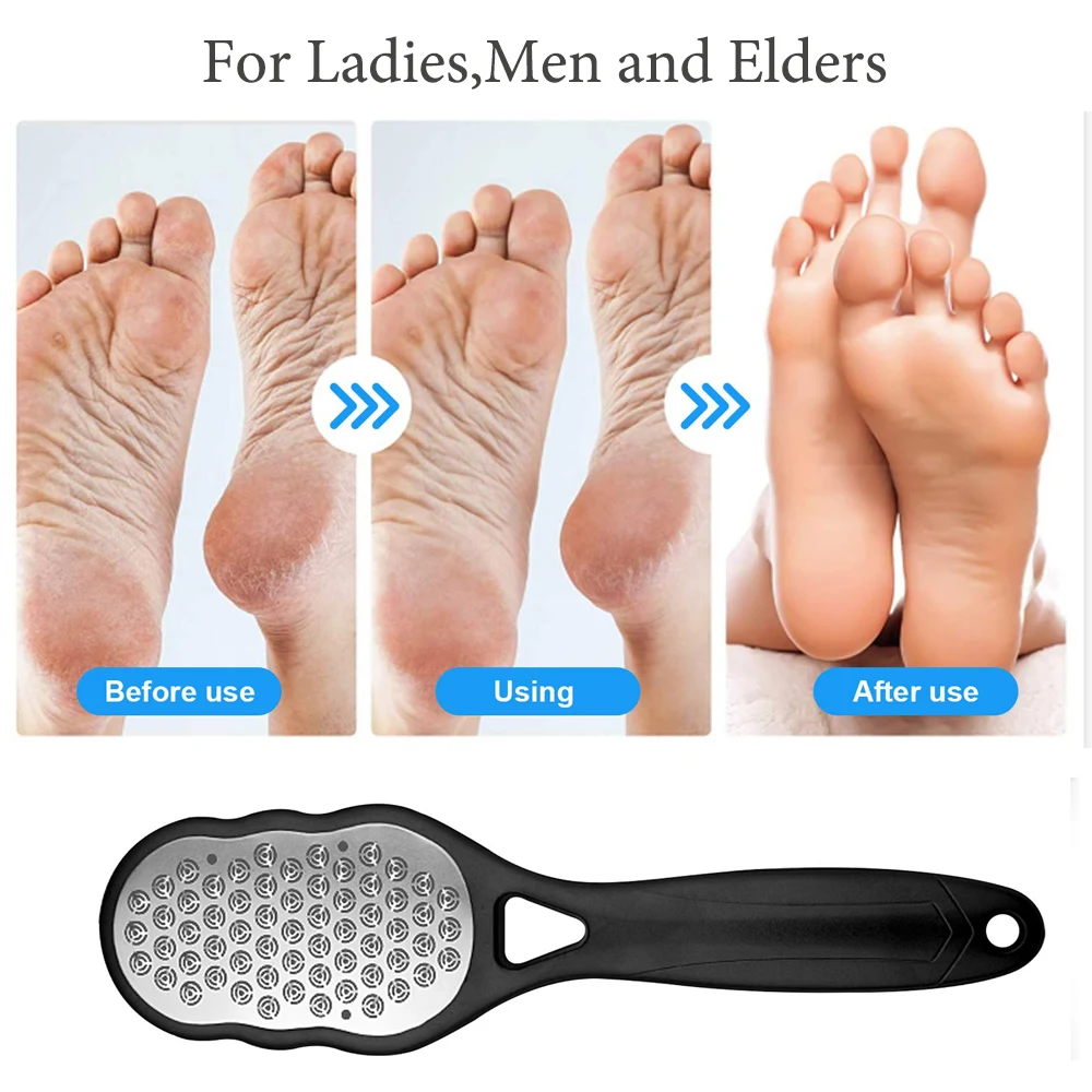 JJ Autumn Professional Foot File Callus Remover for Feet Double-Si