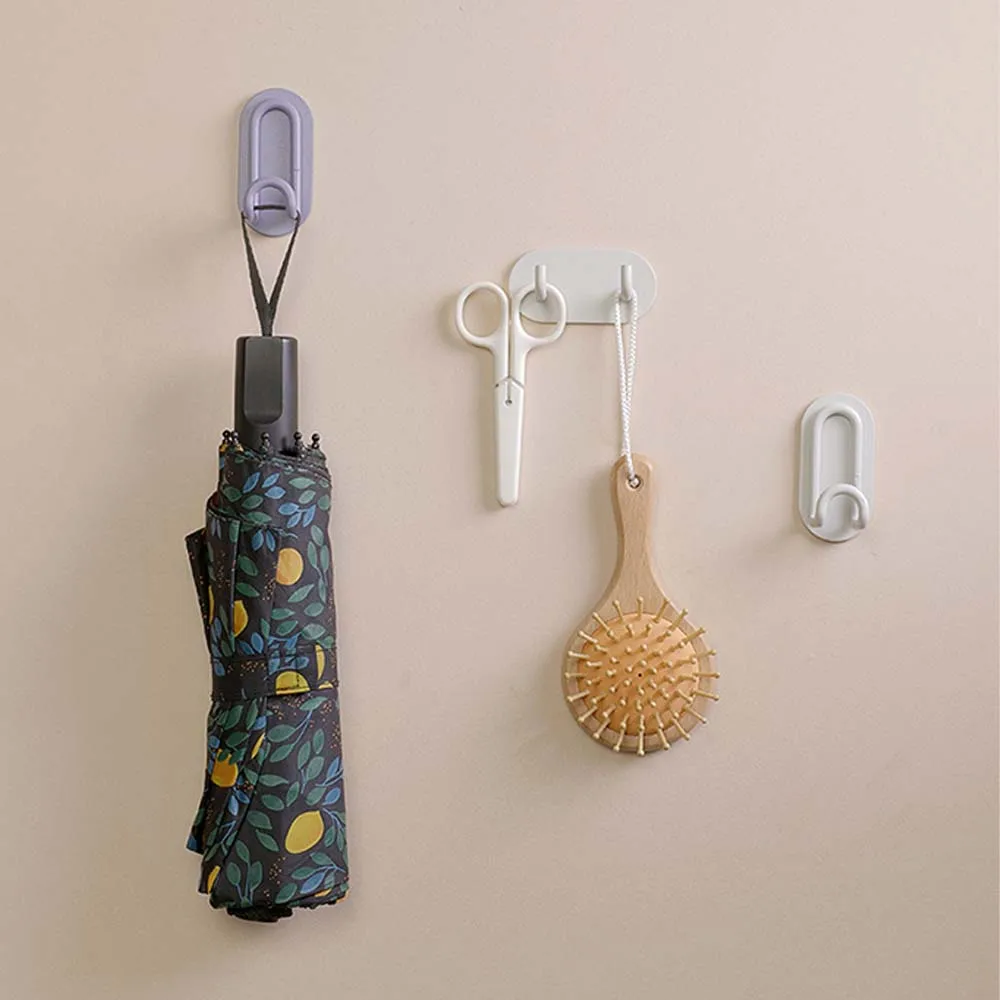 Hook Strong Viscose Wrought Iron Kitchen Bathroom Towel Clothes Hook Strong Punch-free Wall Hanging Sticky Wall