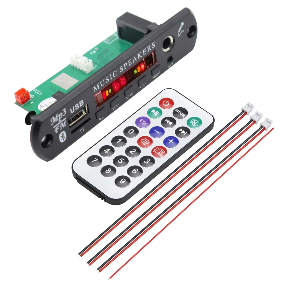 Handsfree 60w מגבר bluetetuy mp3 לוח 12v מיקרופון אלחוטי מכונת נגן MP3 נגן USB USB USB tf aux רדיו fm