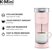 Keurig K-Mini Single Serve K-Cup Pod Coffee Maker, Dusty Rose, 6 to 12 oz. Brew Sizes 2