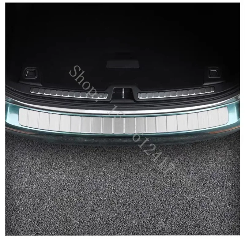 Stainless Steel Rear Bumper Protector Door Sill Scuff Plate - Premium Car Accessories