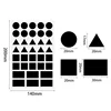 360-1080pcs Colored Triangles Rectangular Dot Stickers for Kids Student DIY Jigsaw Puzzle Geometry Stickers Scrapbook Labels 2