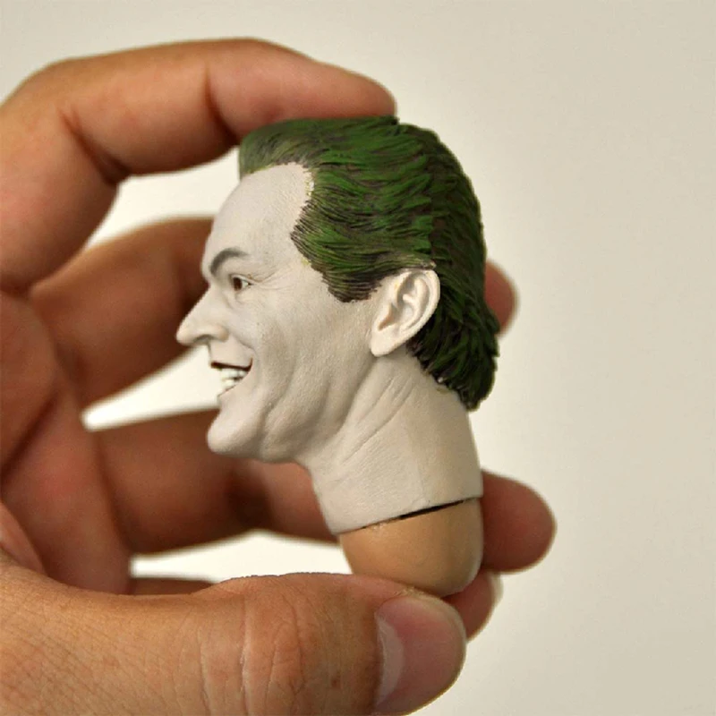 Maßstab 1/6 Laughing Joaquin Kopf Sculpt PVC Crazy Clown Kopf Carving Modell Fit 12'' Männliche Soldat Action Figur Körper Puppen – Detail 18
