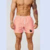 2025 YA Summer Men's Shorts Jogger Exercise and Fitness Quick-drying Breathable Casual Beach Pants 4-point Shorts young 4