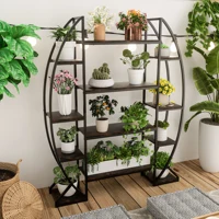 Half-Moon Shape Plant Stand