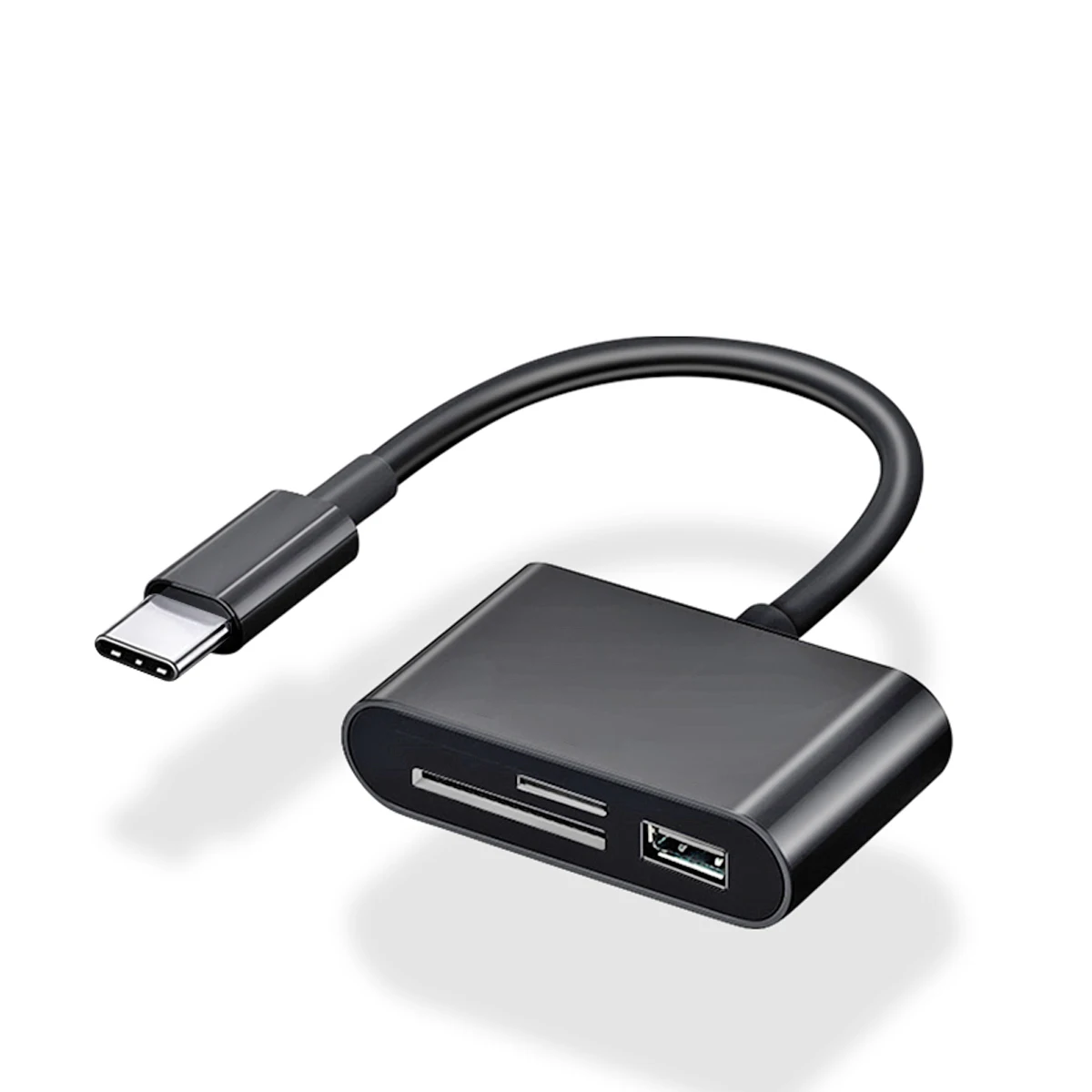 FONKEN Card reader otg adapter usb to type c adapter type c adapter sd card reader USB Type C card reader OTG adapter micro USB SD/TF card reader for Macbook smartphone data transfer cable U Disk