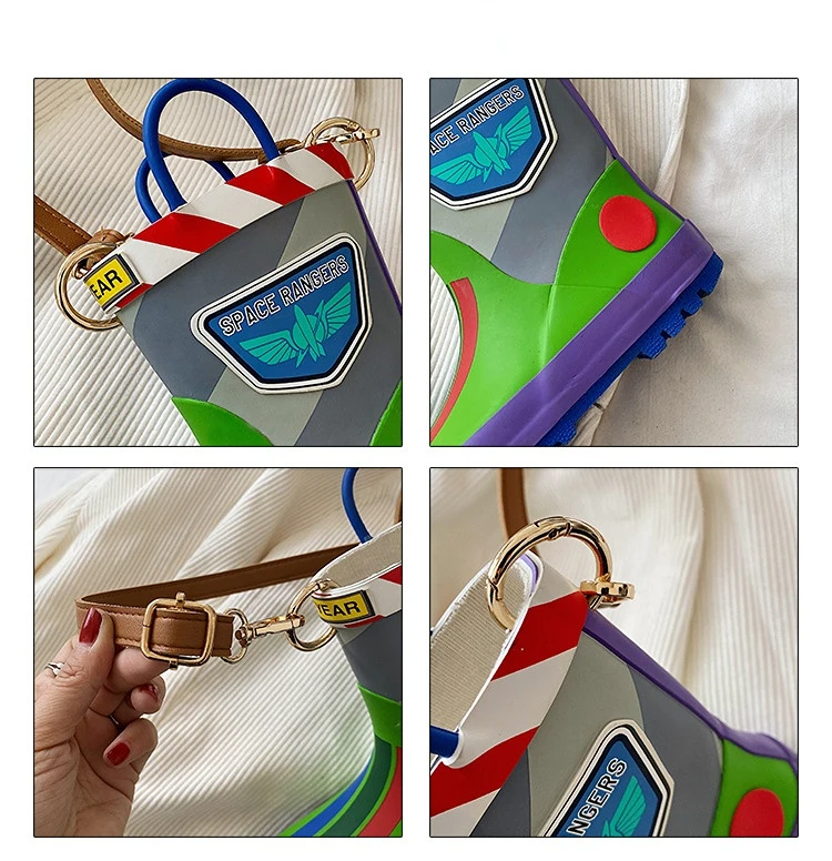 MINISO Disney Toy Story Buzz Lightyear Bag Luxury Brand Women's