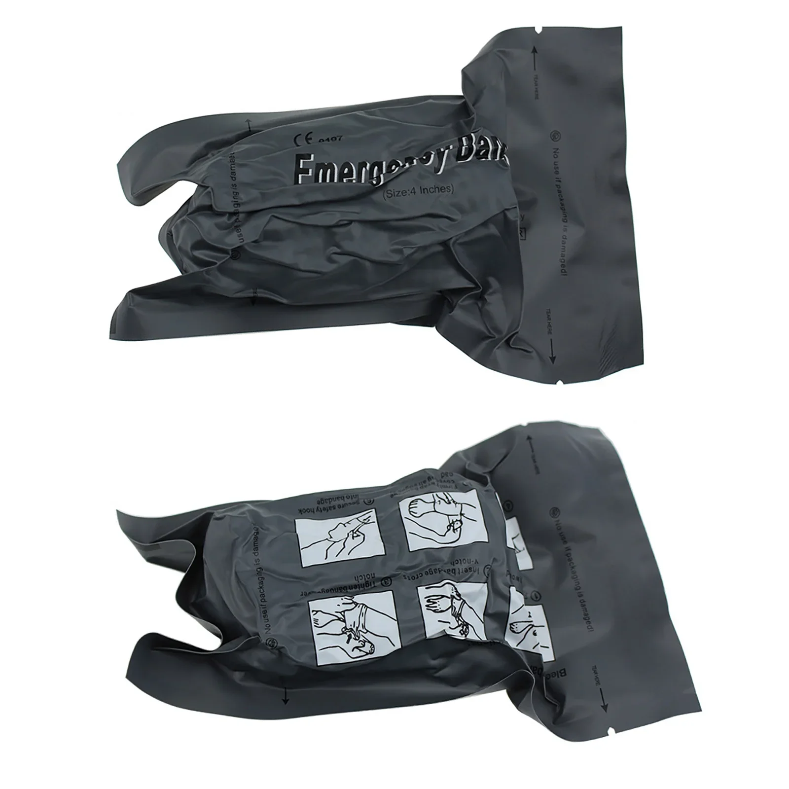 4/6inch Israeli Bandage Rescue Wound Dressing Emergency Compression Battle Dressing First Aid Trauma Military Bandages