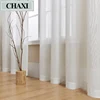 CHAXI Modern Solid White Tulle Sheer Curtain for Living Room Bedroom Kitchen Voile Window Drapes Decoration Custom Made 1