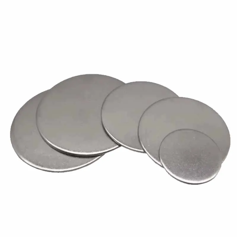 Stainless Steel 304 Round Disc Blanks - 6-80mm Diameter, 1-5mm Thick 11 thumbnail image