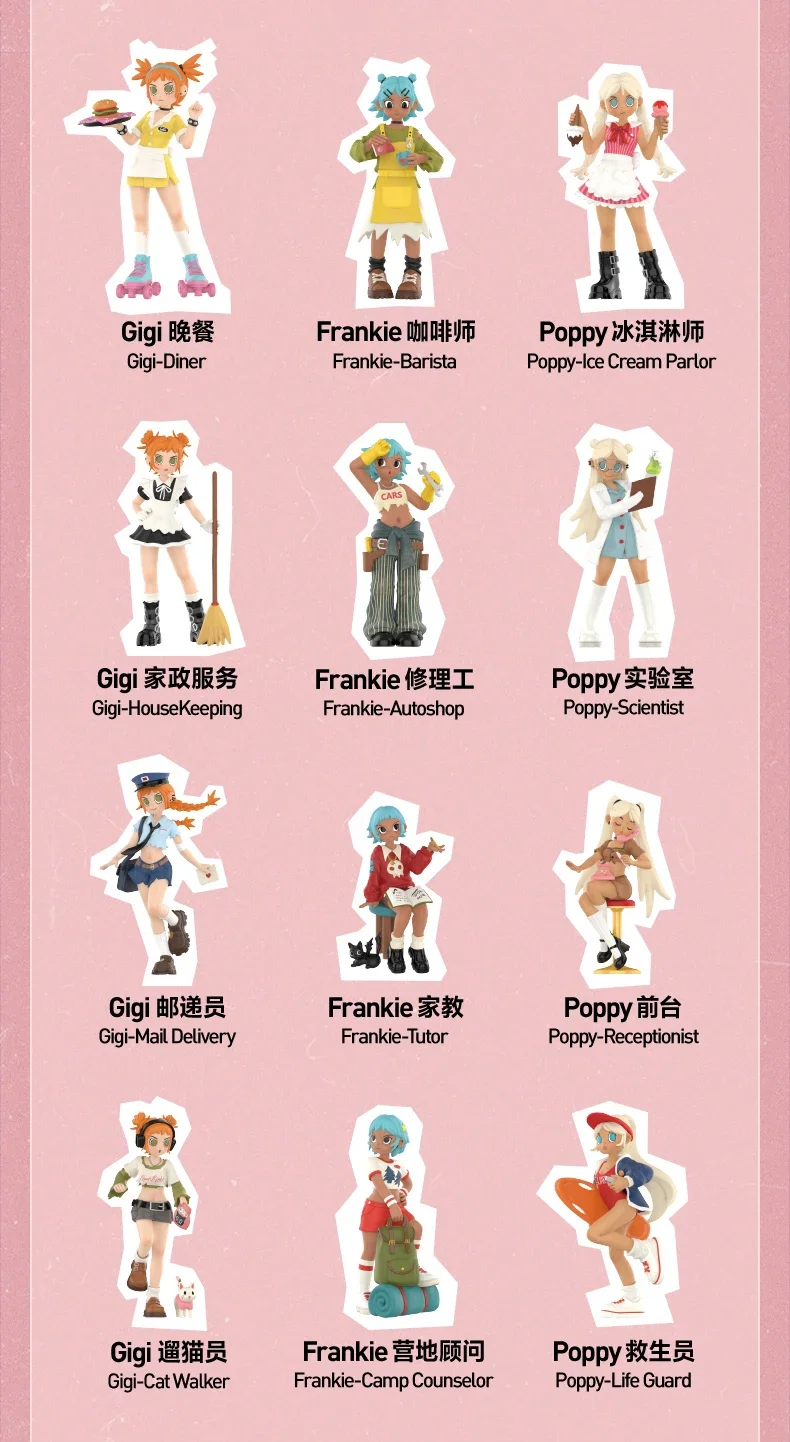 thumbnail image 1 of POP MART Peach Riot Rush Hour Series Blind Box Guess Bag Mystery Box Toys Doll Cute Figure Desktop Ornaments Gift Collection, 1 of 5